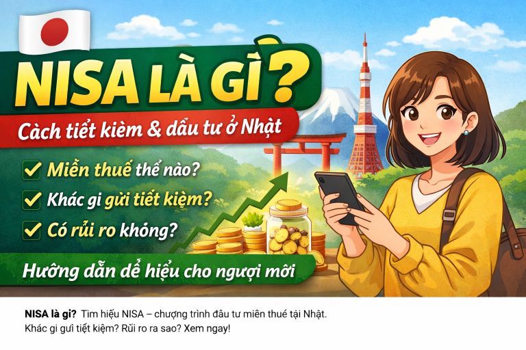 NISA là gì? Cách tiết kiệm và đầu tư phổ biến ở Nhật