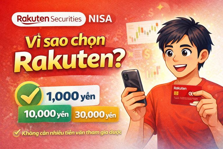 Vì sao nhiều người chọn Rakuten khi mở NISA ở Nhật?